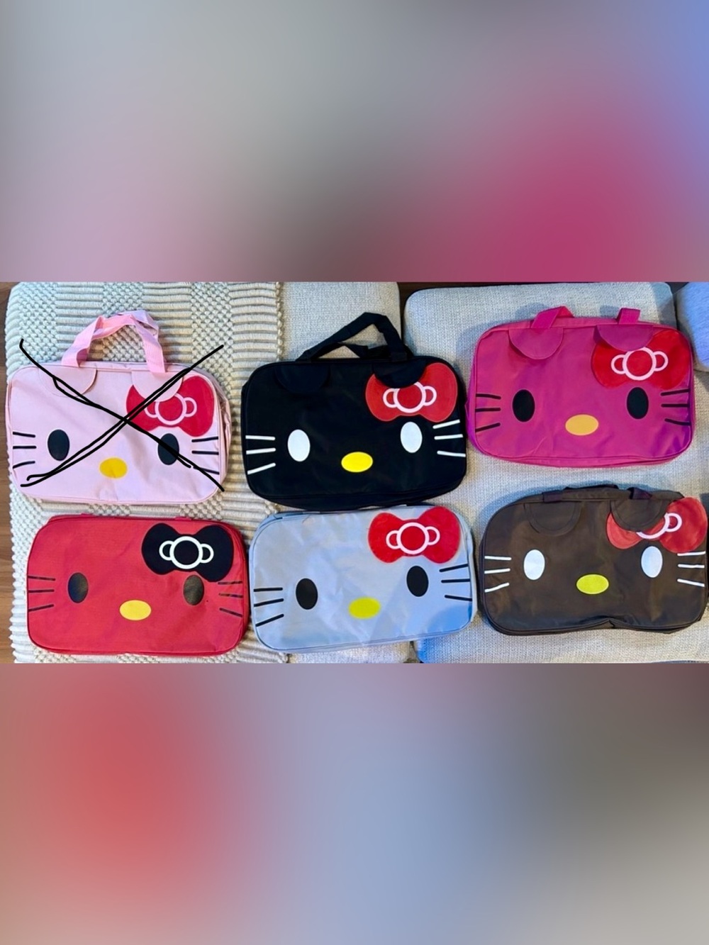 Hello Kitty Duffel Bag 20x12” NEW-Please Specify The Color You Would Like!🩷